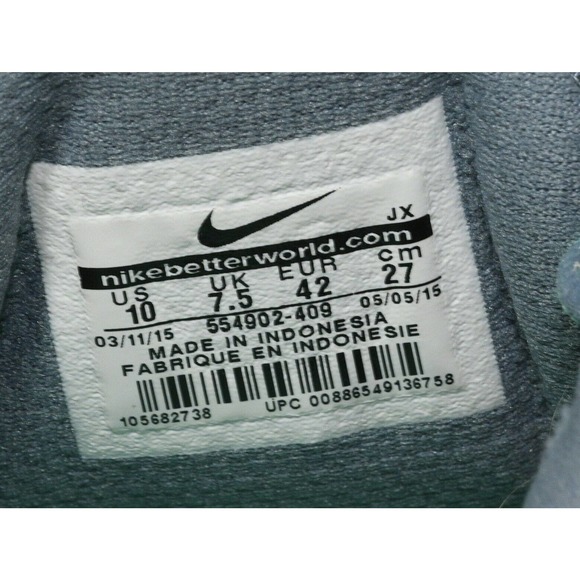 Nike Revolution 2 Running Shoes Women's Gray-Pink Shoes 554902-409 (Size US 10) - Picture 7 of 7